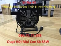 Quạt hút mùi con sò 85W, Quạt thông gió mini con sên 85w
