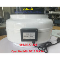 Quạt hút mùi D315 giá rẻ, quạt thông gió công nghiệp D315, Quạt hút khói bếp nối ống D315
