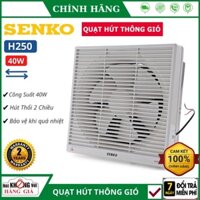 Quạt hút mùi , quạt thông gió Senko H250 40W 2 chiều - quạt hút thổi tico mùi nhà bếp , vệ sinh , âm trần gắn tường