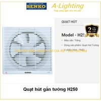 QUẠT HÚT MÙI THÔNG GIÓ GẮN TƯỜNG 2 CHIỀU NHÀ VỆ SINH NHÀ TẮM WC SENKO GIÁ RẺ H100 H150 H200 H250 A-LIGHTING