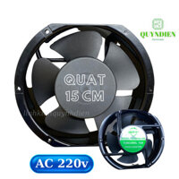 Quạt hút quạt tản nhiệt 15cm nguồn 220V (AC)-38 (W) quạt không chổi than-Linh kiện Quỳnh Diễn