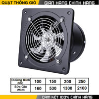 Quạt hút thông gió đường kính 100mm-250mm