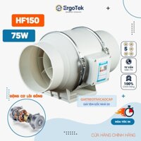 Quạt Hút Thông Gió HF150 75W / HF100 35W Nhà Vệ Sinh - Quạt Hút Mùi Nhà Bếp - Hút Khói Quán Ăn
