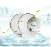 Quạt hút thông gió nối ống phi 150mm - Quạt hút đồng trục - Hàng chính hãng siêu chống ồn