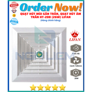 Quạt thông gió Lifan HT-20B (HT20B) - 25W