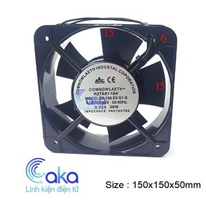 Quạt hút vuông Commonwealth FP-108EX-S1-S