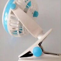 QUẠT KẸP 12V TÍCH ĐIỆN SẠC MINI MICKEY(NHỎ)