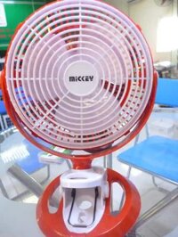 Quạt kẹp 12V tích điện sạc Mini MICKEY