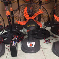Quạt kẹp ác quy 12v quạt bàn không túp năng 3 số khác nhau