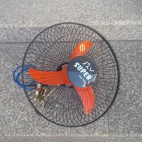 Quạt kẹp ắc quy 12v