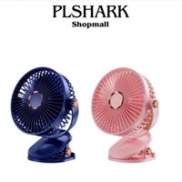 Quạt kẹp bàn tích điện có đèn led pin 10000 MHA  [ HÀNG CHÍNH HÃNG ]