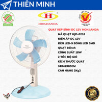 QUẠT KẸP BÌNH HONJIANDA  HJD0212 / HJD0216 12V HÀNG VIỆT NAM CHẤT LƯỢNG CAO