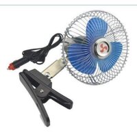 quạt kẹp cắm ôtô 12v hoặc 24v siêu mát