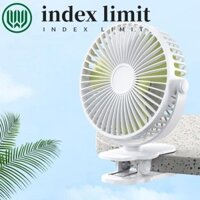 Quạt kẹp cầm tay GIỚI HẠN INDEX, Quạt điện cầm tay Mini, Quạt thông gió làm mát nhỏ có thể sạc lại Loại kẹp có thể sạc lại Xe đẩy quạt để bàn Mini có thể sạc lại