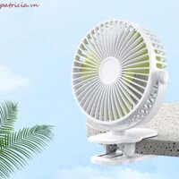 Quạt kẹp cầm tay HTGHTG, Quạt điện USB di động, Quạt thông gió Mini làm mát nhỏ có thể điều chỉnh siêu yên tĩnh Quạt bàn Mini có thể sạc lại Ký túc xá sinh viên