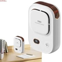 Quạt kẹp eo DARNELL, Quạt thắt lưng đeo nhỏ gọn làm mát, Màn hình pin thông minh Màu hồng / Trắng / Đen Quạt điện gắn eo di động ngoài trời