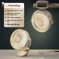 Quạt kẹp ký túc xá gia đình rung quạt nhỏ usb có thể sạc lại quạt điện treo tường cầm tay