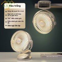 Quạt kẹp ký túc xá gia đình rung quạt nhỏ usb có thể sạc lại quạt điện treo tường cầm tay
