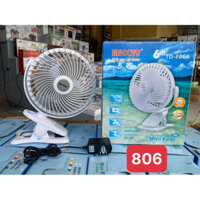 Quạt kẹp sạc tích điện Mickey TD806A