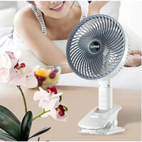 Quạt KẸP Super gấp gọn xoay 360 ,Quạt kẹp tích điện để bàn mini