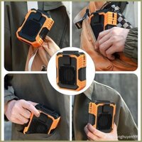 Quạt kẹp thắt lưng kiểu mới 2024 kèm sạc đự phòng pin 4000mAh , quạt mini cầm tay USB kiểu kẹp