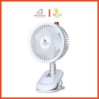 Quạt kẹp xe đẩy mini cho bé Moaz BeBe MB063 3000mA, quạt kẹp tích điện nhỏ gọn cho mẹ - Monnie Kids