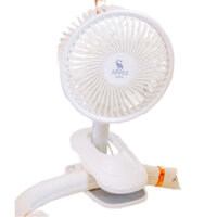 Quạt kẹp xe đẩy mini Moaz BéBé MB 063 - quay 360 độ - Dung lượng pin: 3000mAh
