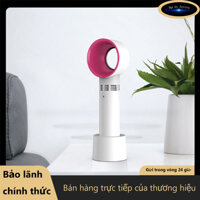 Quạt không cánh cầm tay mini sạc điện quạt mini cầm tay cute có đế để bàn pin 2000mAh
