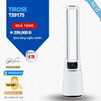 Quạt Không Cánh Kiêm Lọc Không Khí TIROSS TS9175 Thương Hiệu Phần Lan, Công Nghệ Khử Khuẩn Ion Có Hẹn Giờ, Góc Quay 120 Độ Công Suất 33 W - Hàng Nhập Khẩu