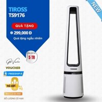 Quạt Không Cánh Kiêm Lọc Không Khí TIROSS TS9176 Thương Hiệu Phần Lan, Công Nghệ Khử Khuẩn Ion Có Hẹn Giờ, Góc Quay 120 Độ Công Suất 33 W - Hàng Nhập Khẩu