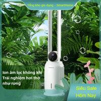 Quạt không cánh Lọc không khí Khử trùng Siêu mát 3 cấp độ gió kèm đèn ngủ