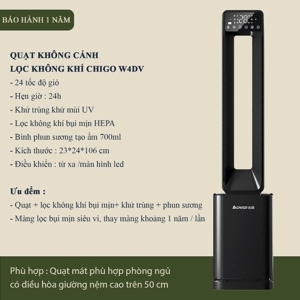 Quạt không cánh Xiaomi Chigo W4DV
