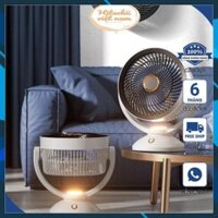Quạt không dây tích điện để bàn, 4 tốc độ gió lưu thông không khí, quạt điện mini treo văn phòng
