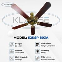 Quạt không đèn Klasse 52KSP 803A