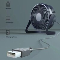 Quạt lá kim loại MustHave mùa hè 4 inch có 360 inch° Quạt để bàn USB xoay