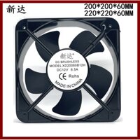 Quạt làm mát 20CM 22060 20060 Quạt hướng trục gió cao 12v / 24v DC Quạt làm mát