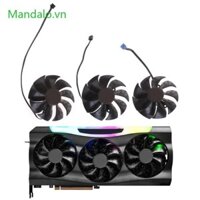Quạt làm mát Card đồ họa Met PLD09220S12HH 4Pin 12V 0 55A cho EVGA GeForce RTX3070