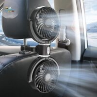 Quạt làm mát lưng ghế ô tô COOUTR Sạc USB Quạt hai đầu xoay 360 độ cổ Máy làm mát di động cho phụ kiện ô tô mùa hè VN