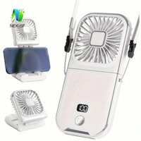 Quạt làm mát NEXUSF, 180° Quạt USB cầm tay xoay, Đồ dùng mùa hè Tiếng ồn thấp Quạt điện Mini tốc độ 4 bộ dành cho sinh viên
