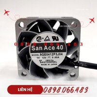 Quạt Làm Mát Nhiệt Độ Cao Khung Nhôm 4028 Sanyo 4Cm 9ge0412p3j04 12V 0.65A có xuất hóa đơn