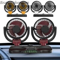 Quạt làm mát ô tô 5V / 12V / 24V Tiếng ồn thấp Quạt thông gió tự động xoay 360