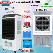 QUẠT LÀM MÁT - QUẠT ĐIỀU HÒA - MÁY LÀM MÁT KHÔNG KHÍ SUNHOUSE SHD7744 (cơ) hoặc SHD7727 (cảm ứng)