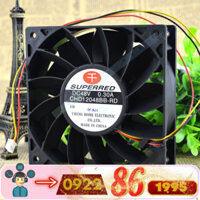 Quạt Làm Mát SUPERRED CHD12048BB-RD DC 48V 0.30A mới