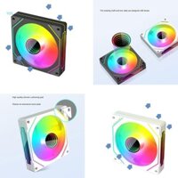 Quạt làm mát Vonl ARGB 120mm 4Pin Điều chỉnh quạt tốc độ Quạt máy tính 71CFM ± 10% Khối lượng không khí mạnh Làm mát máy tính Fa