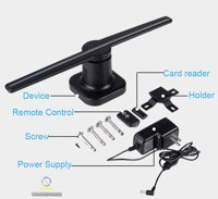 Quạt LED 3D Hologram - Thiết bị trình chiếu LED 3D Quảng Cáo