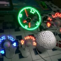 Quạt led chạy chữ theo ý thích