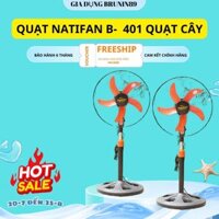 Quạt lỡ công nghiệp Natifan B-401,thiết kế dạng đứng lỡ, 3 tốc độ gió êm ái cực mát không tiếng ồn, bảo hành chính hãng