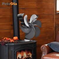 Quạt Lò Sưởi 6 Máy Thổi Lò Sưởi Gỗ Im Lặng / Nhật Ký Quạt Cho Gỗ Accessorie