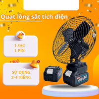 QUẠT LỒNG SẮT 199V DÙNG PIN KHÔNG XOAY QUẠT SẮT