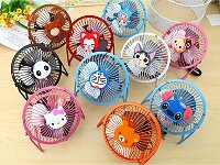 QUẠT LỒNG SẮT MINI HÌNH THÚ DỄ THƯƠNG